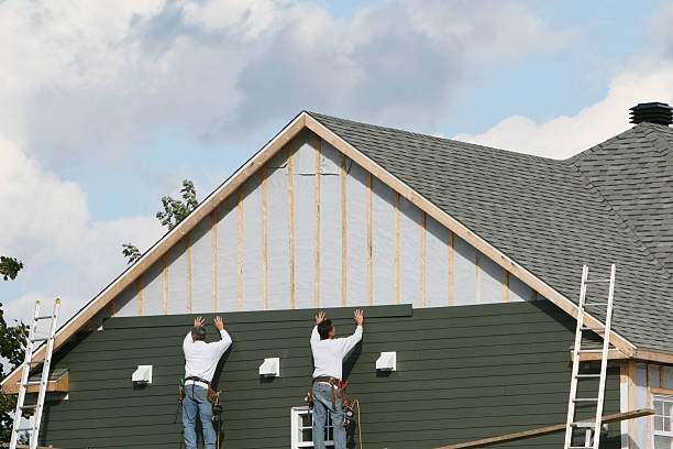 Professional Siding Contractor technician working in Emporia, VA
